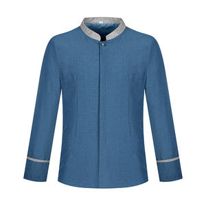 Automne et hiver vêtements de nettoyage à manches longues costume <span class=keywords><strong>femme</strong></span> bleu chambre d'hôtel propriété tante personnel de nettoyage vêtements de travail gris foncé - Product Image 1