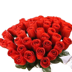 <b>Best</b> Selling High-End Handmade <b>Artificial</b> Rose Bouquet Top Seller Fabric Roses for Wedding Home & Valentine's Day Decor - Product Image 6
