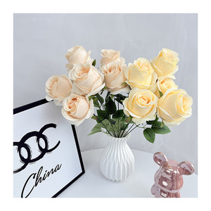 Ngoài trời nhân tạo 7 mơ mộng cánh hoa hồng hoa bền sinh động quy mô lớn sản xuất có sẵn - Product Image 3