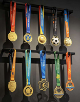 Médaille en alliage de zinc gravée en 3D personnalisée avec logo, adaptée aux événements sportifs et à un usage promotionnel