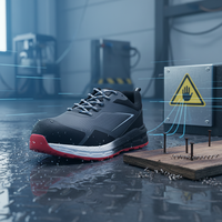 Chaussures de sécurité style sport en microfibre quatre saisons, légères, antidérapantes, imperméables et antistatiques – Offre Spéciale