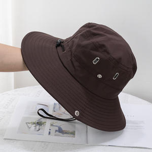 Séchage rapide tirer corde <span class=keywords><strong>pêcheur</strong></span> chapeau ombre respirant Protection solaire extérieur alpinisme réversible bord chapeau <span class=keywords><strong>de</strong></span> pêche - Product Image 6