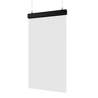 Afficheur numérique LED transparent commercial, écran modulaire autoportant pour la publicité intérieure