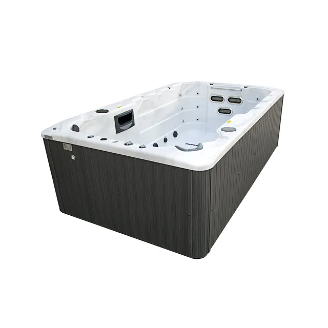 Free Standing Air Massage Bathtub Endless Pool