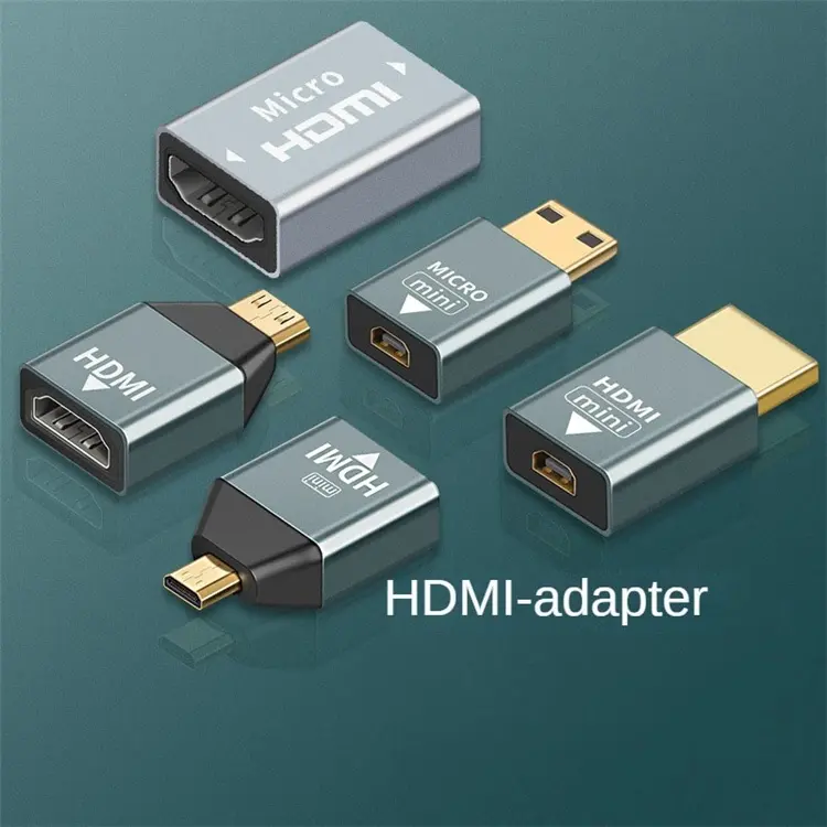 4K 60HZ Mini Micro HDTV para adaptador conversor Para Laptop Placa Gráfica Câmera TV Monitor HD Adaptador Áudio Vídeo