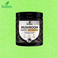 SOLILAN OEM saveur framboise soutien immunitaire cerveau Booster supplément 10 champignons mélange gommes pas pour les femmes enceintes