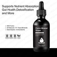Gouttes d'eau alcaline minérale naturelle en gros, enrichies en électrolytes, acides fulviques et aminés (OEM)