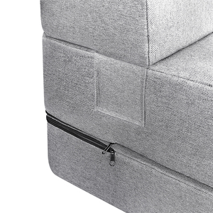 Modern Square Folding <b>Sofa</b> <b>Bed</b> Removable Washable Cover One Seat <b>Convertible</b> Eco-Friendly Design for Living Room - Product Image 5