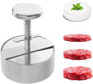 Utensilio de Cocina, Molde para Hacer Hamburguesas de Acero Inoxidable - Product Image 1