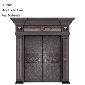 TECHTOP <span class=keywords><strong>Porte</strong></span> principale extra haute pour la confidentialité, revêtement entièrement métallique, <span class=keywords><strong>porte</strong></span> extérieure avant sans lacunes pour villa et domaine privé - Product Image 2