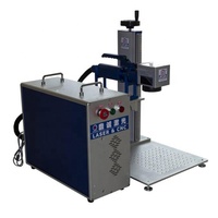 Machine de marquage et d'impression laser à fibre métallique CNC de bureau haute précision 0,001 mm, refroidie par air, 20W/30W/50W/60W, avec garantie de 3 ans