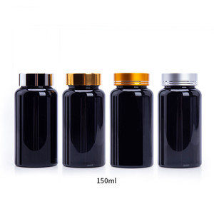 Frosted/Matte 100ml/150ml/200ml/250ml Pet sang trọng rỗng nhự<span class=keywords><strong>a</strong></span> Vitamin chế độ ăn uống dinh dưỡng bổ sung viên thuốc viên nang chai - Product Image 6