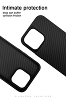 Étui de téléphone en Fiber de carbone véritable kevlar, pour Iphone 14, pour Samsung, pour Huawei, étui de téléphone en Fiber d'aramide