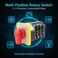 Commutateur à came rotatif LW26 sélecteur de changement UPS BYPASS moteur inverseur voltmètre ampèremètre interrupteur de commande sectionneur