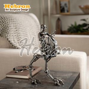 Modelo de <span class=keywords><strong>Teléfono</strong></span> Metálico Vintage, Artesanía Decorativa para el Hogar, Decoración de Escritorio, Cabina Telefónica para Decoración de Bodas - Product Image 3