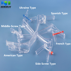 Hanheng spekulum vagina bedah, dengan sumber cahaya, spekulum vagina steril sekali pakai dengan sekrup Medium dengan sekrup Medium - Product Image 2