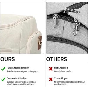 ถุงใส่ชุดสูทผ้าฝ้ายเปล่าพร้อมโลโก้ชุดสูทหรูหราออกแบบได้เอง - Product Image 3