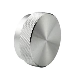 Bouton en aluminium en acier inoxydable personnalisé BOCP potentiomètre de contrôle du Volume usiné <span class=keywords><strong>CNC</strong></span> équipement industriel d'électroérosion à fil de conception moleté - Product Image 1