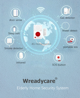 Bouton d'interphone d'urgence portable sans fil 4G pour personnes âgées à domicile