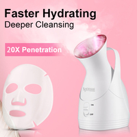 Moehair Professional Spa Portable Nano Vaporizador Personal Face Steamers Deep Cleaning Warm Mist Humidifier Facial Steamer