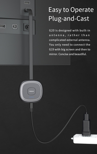 G20 MiraScreen G5 2.4G 5g 4K không dây HDMI chuyển đổi máy phát và máy thu HD Extender Kit Bluetooth âm thanh OEM - Product Image 6