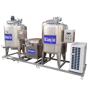 100L 200L 300L 500L Pasteurizer Milk Homogenizer RefrigeratorTank Line Fruit Juice Pasteurization Machine
