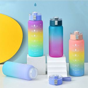 Christmas Gifts Personalised Cute School Children Kids Portable Sport <b>Plastic</b> <b>Drinking</b> Cartoon Water Bottle for Kids - Product Image 1