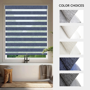 SAMADHI Zebra <b>Window</b> <b>Curtain</b> Electric Motorized <b>Window</b> Blind Shade Rolling <b>Curtains</b> Smart <b>Window</b> Blinds Shades for Home Decor - Product Image 3