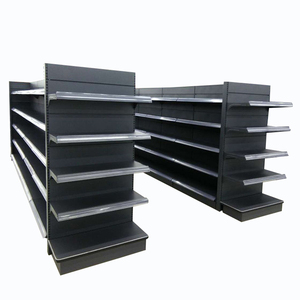 Rayonnage perforé double face de faible puissance de gondole de <span class=keywords><strong>supermarché</strong></span> en métal avec le revêtement époxyde de poudre - Product Image 4