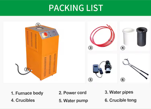 Petit four de fusion de fer en acier 1000Kg industrie four de fusion d'or de métaux précieux industriels 600 Furnace-2200F du Nord - Product Image 5