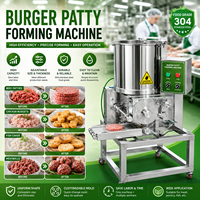 Machine commerciale de formage de galettes de viande, machine à faire des nuggets de poulet, des galettes de burger et des coupes de légumes