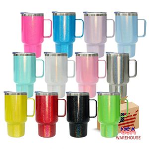 Gobelets à double paroi en acier inoxydable de 3 oz, holographiques, brillants, scintillants, aux couleurs arc-en-ciel, vierges pour sublimation - Product Image 2