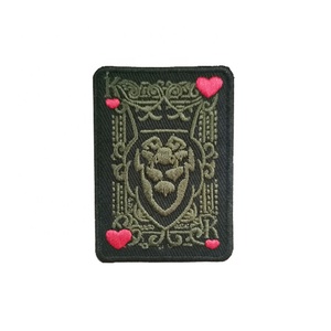 Free Sample Iron on Custom Embroidery <strong>Patch</strong> Fast Delivery <strong>lion</strong> logo <strong>Patch</strong> High Quality Embroidery for Hats - Product Image 2