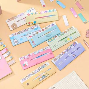 Pegatinas de Índice Multicolores con Dibujos Animados, Lindas e Interesantes, Material de Oficina para Aprender, Esenciales para la Escuela, para Registrar Notas - Product Image 4