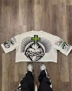 <span class=keywords><strong>T</strong></span>-<span class=keywords><strong>Shirt</strong></span> di Lusso per <span class=keywords><strong>Uomo</strong></span> di Alta Qualità, 240 Grammi, 100% Cotone, Oversize, Stile <span class=keywords><strong>Basic</strong></span> Bianco con Lavaggio Acido, Stampa Personalizzata, Manica Corta, Molto Richiesta - Product Image 2