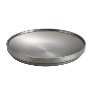 Stainless Steel Double Layer Plate 15-15.9cm Round Tray For Hotel Food Service - Product Image 2