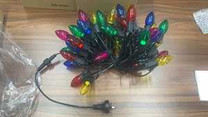 مصابيح LED من نوع C9 بقوة 0.6 واط، مصباح ليلي بخيوط LED على طراز إديسون، مصباح LED بقاعدة شمعية E17 بجهد 120 فولت - Product Image 4