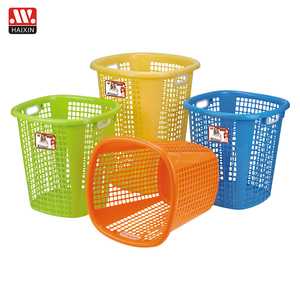 Haixing Household Plastic Cloth <strong>Basket</strong> Durable <strong>Rattan</strong> <strong>Laundry</strong> <strong>Basket</strong> 34L Storage <strong>Basket</strong> - Product Image 4
