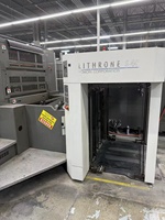 2007 Komori LS-540 + C imprimante à plat offset automatique 5 couleurs grand format à feuilles utilisée livre commercial haut de gamme léger