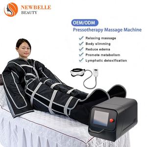 Drainage lymphatique professionnel pressothérapie équipement de pression d'air pressothérapie bottes drainage lymphatique Machine de Massage fermeture éclair - Product Image 1