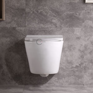 Inodoro de Pared de Diseño Moderno Personalizado de Fábrica, Inodoro de Doble Descarga para Baño - Product Image 2