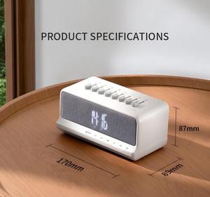 Smart Speaker with Alarm Clock Sleep Light White Noise Machine Touch Control Bedside Audio Device for Bedroom - Product Image 6