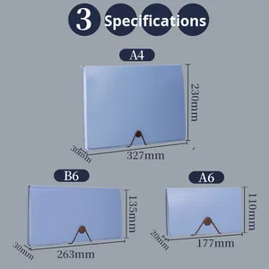 Zhen sınır ötesi 12 bölmeli akordeon çantası büyük kapasiteli su geçirmez PP çok katmanlı dosya klasörü Test kağıdı depolama kitabı - Product Image 2