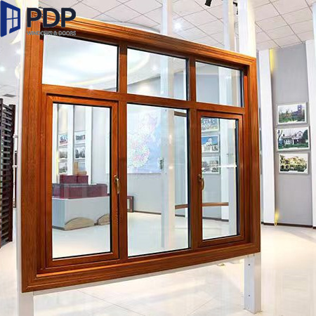 PDP CGF88 в европейском стиле, дизайн для оконной решетки, европейские жалюзи, поворотные окна, звукоизоляционные окна с двойным остеклением