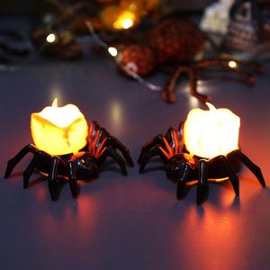 Halloween Pumpkin Lamp Atmosphere Decoration Props <b>LED</b> Electronic Candle <b>Light</b> Glow Spider Night <b>Light</b> Decoration - Product Image 3