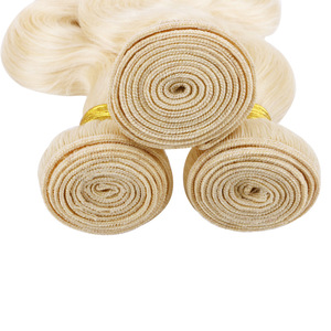 Wholesale Chinese Hair Blonde Long Human Hair <strong>Wig</strong> Hair Curtain Model 9A613 Body Wave Glueless 180% Density 100g Large Cap All - Product Image 2