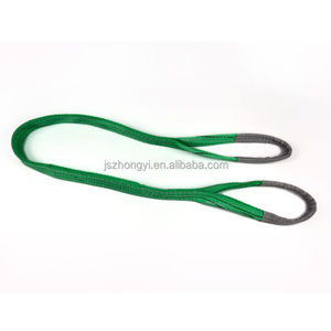 그린 직공장 가격 2 톤 용량 플랫 폴리에스터 웨빙 슬링 CE 인증 1 년 보증 리프팅 제품 - Product Image 5