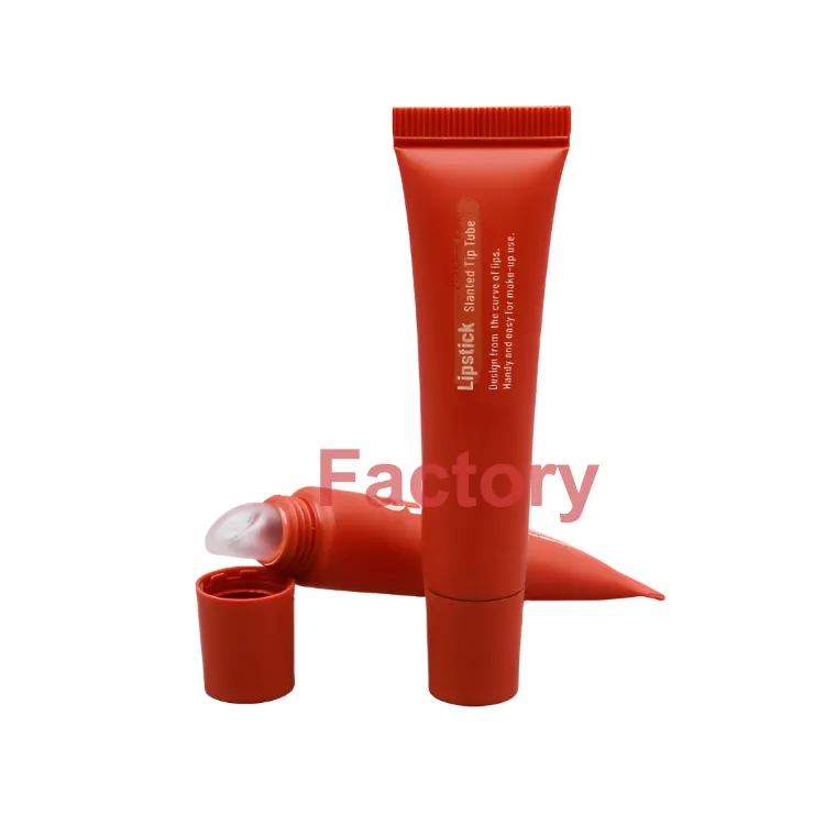 15ml vente en gros personnalisé huile liquide rouge à lèvres Chapstick vide baume à lèvres Tube plastique Squeeze cosmétique emballage brillant à lèvres conteneurs