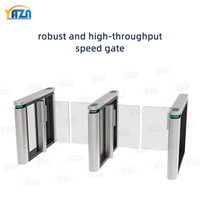 Torniquete de Acceso Rápido para Peatones, Control de Acceso de Acero Inoxidable, Barrera Automática Bidireccional para Estaciones de Metro, Aeropuertos y Ferrocarriles