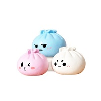 Reuze Dumpling Squishy Speelgoed Vinyl Langzaam Stijgend Stressverlichtend Sensorisch Fidget Niet-Klevend Simulatie Eten Groothandel CPC Testen